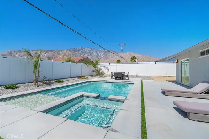View of San Jacinto Mountains.