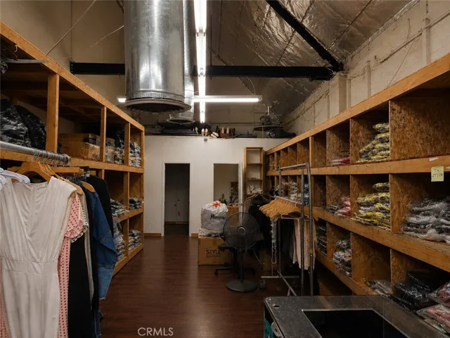 Inside with bathroom and office in back