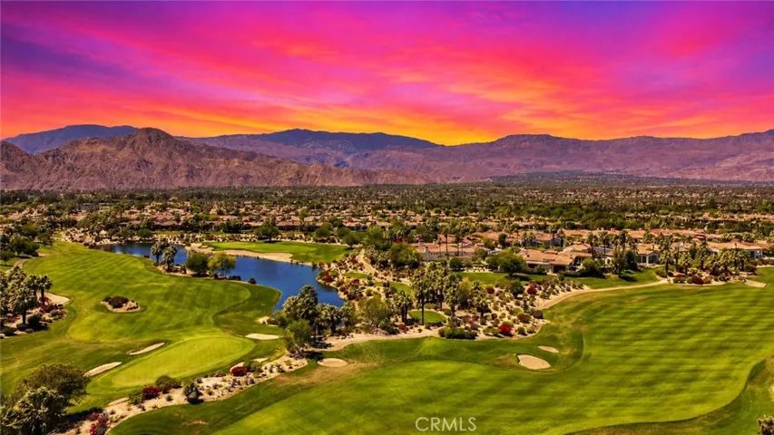 Golf Course and Mountain View Twilight