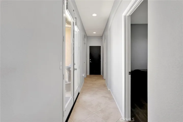 long & wide hallway leading to flex/ 4th bedroom