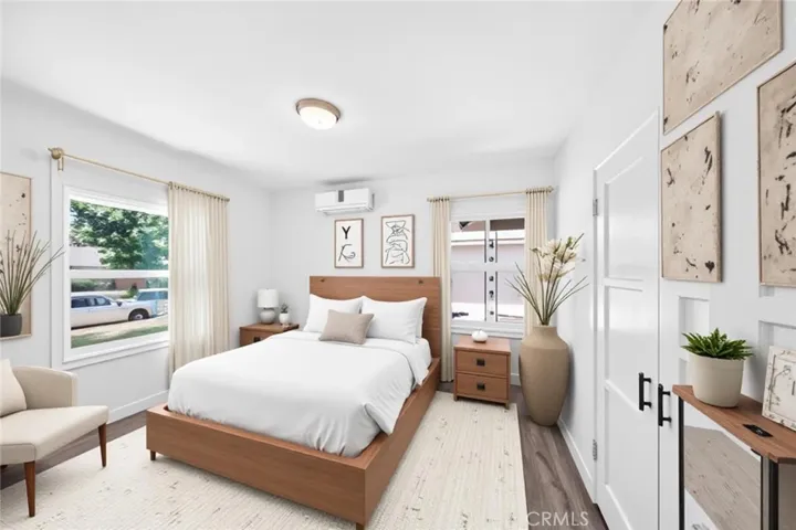 bedroom 1 with virtually staged