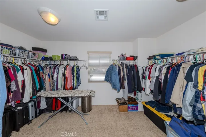 Primary walk-in closet