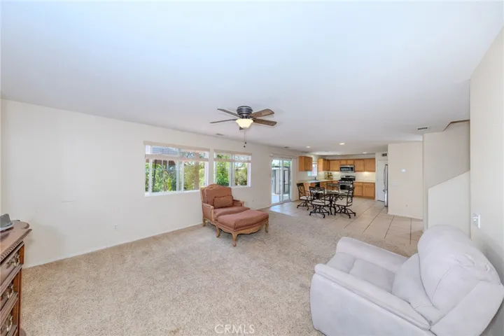 Very spacious family room.