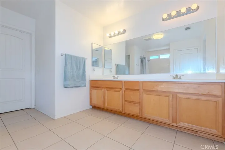 Primary bathroom - dual vanity