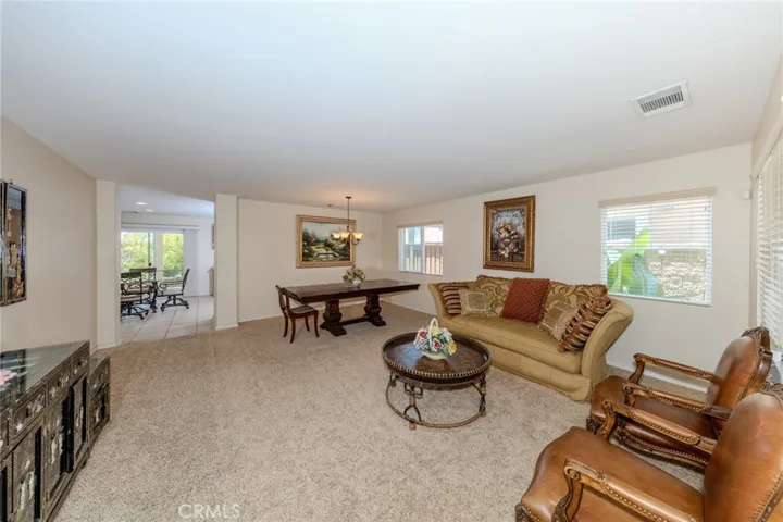 A few steps in from the front door overlooking livingroom and dining area