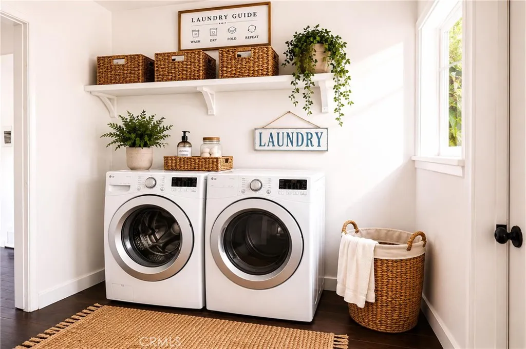 Laundry Room Staged Rendering