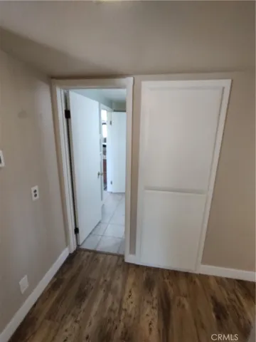 Hallway with Linen closet