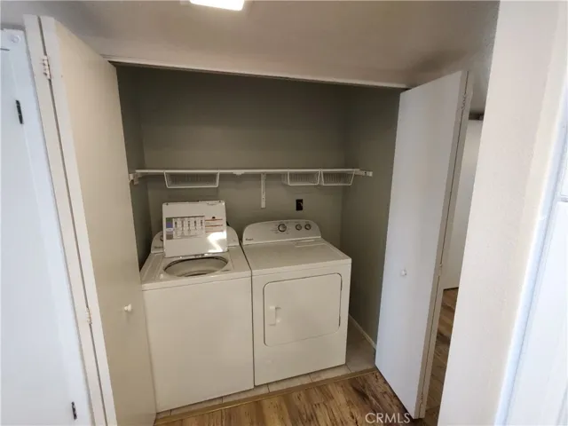 Laundry in Hallway