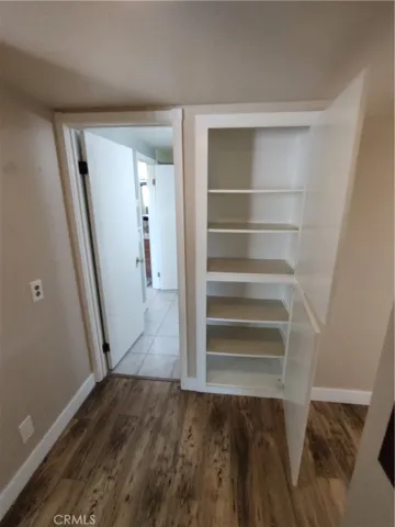 Hallway with Linen closet