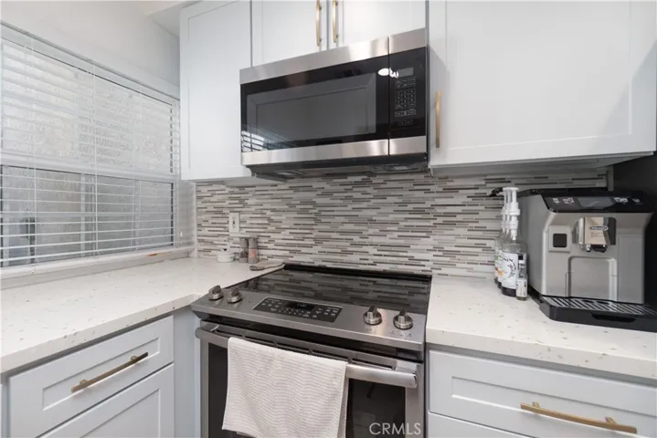 electric range and microwave