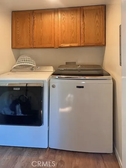 laundry facility though the kitchen