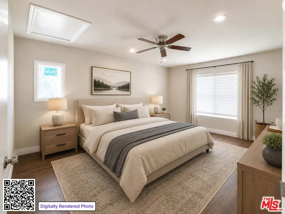 Virtual Staged Bedroom 1