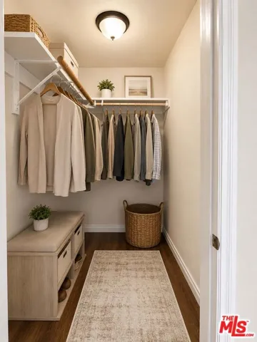 Virtual Staged Primary Closet