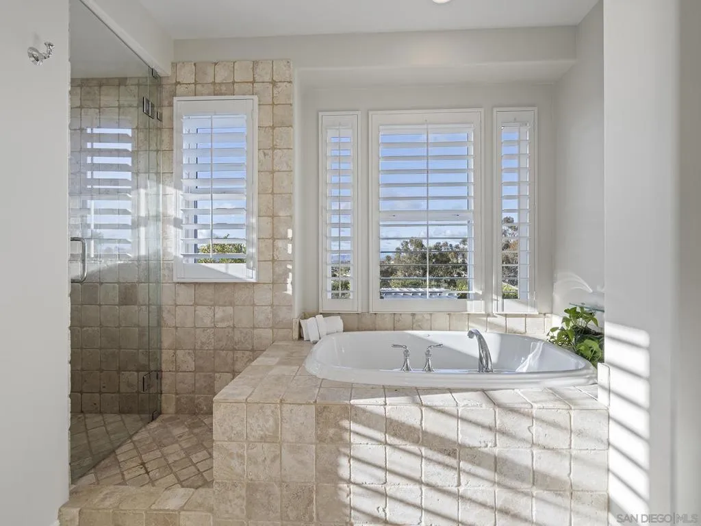 Sumptuous primary spa bath