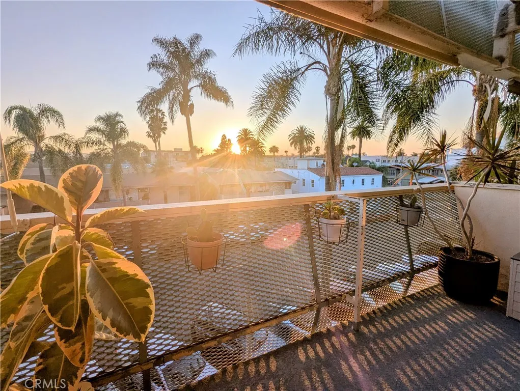 Balcony sunset