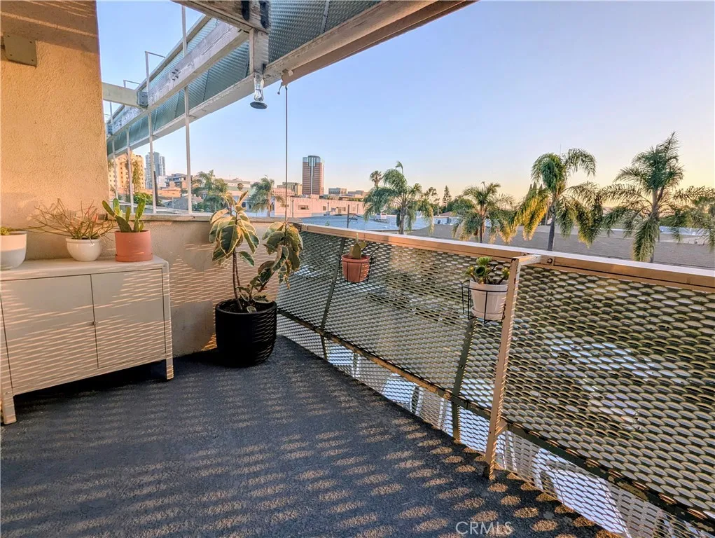 Balcony sunset