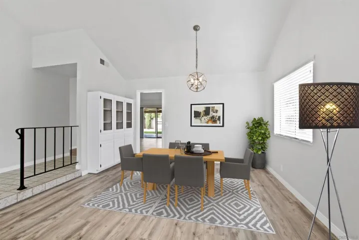Dining Room Staged