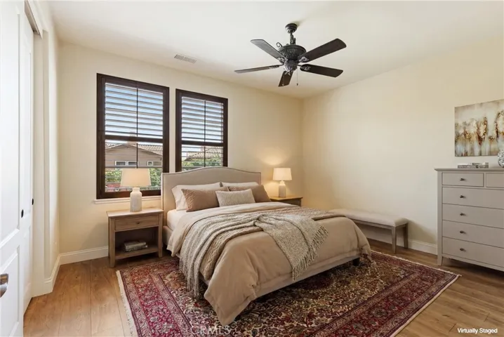 Wellness room virtually Staged as a bedroom