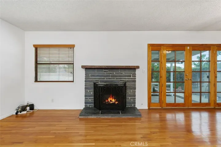 Living room with Fireplace