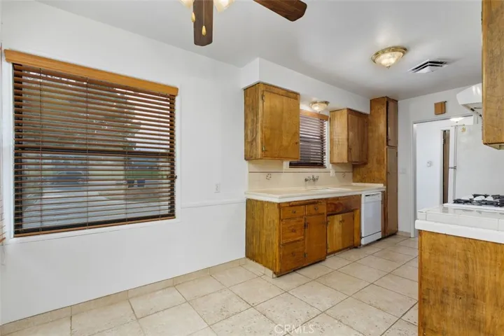 Kitchen with eating area view