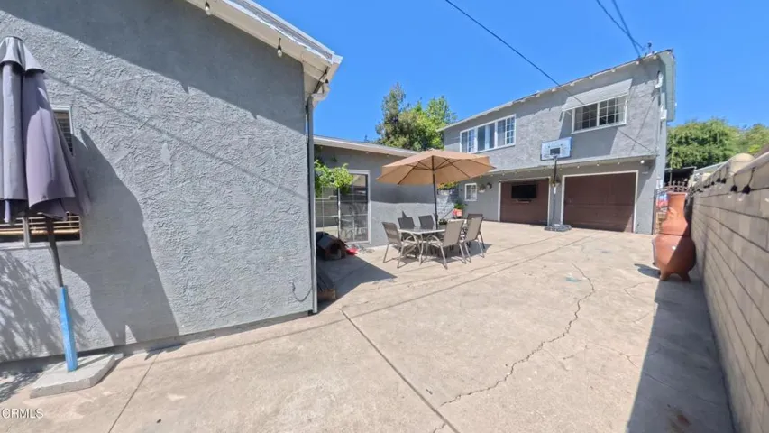 Patio of house
