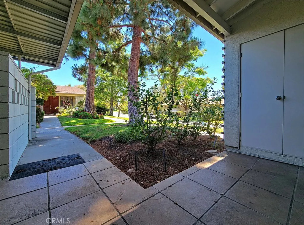 Large storage closet on front porch.