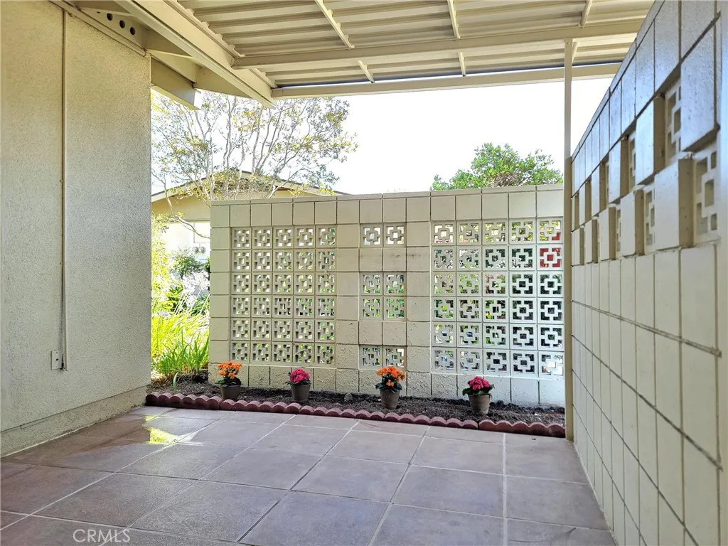Front patio.
