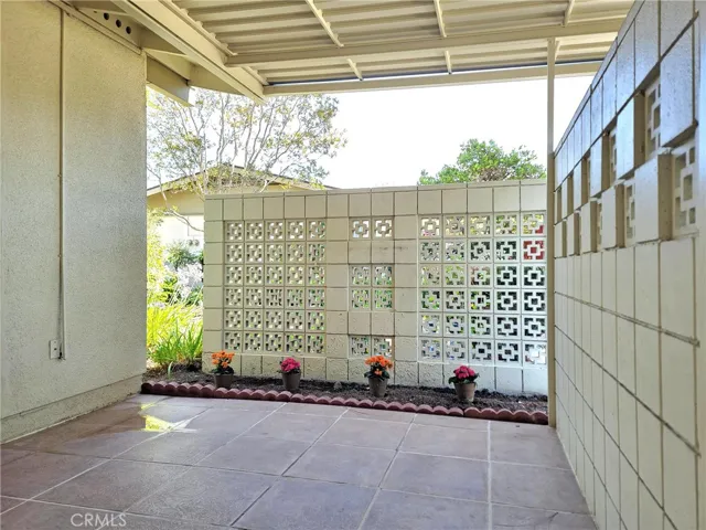 Front patio.