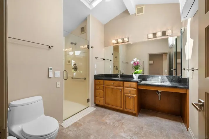 Bathroom is accessible, perfect for multi-generational living