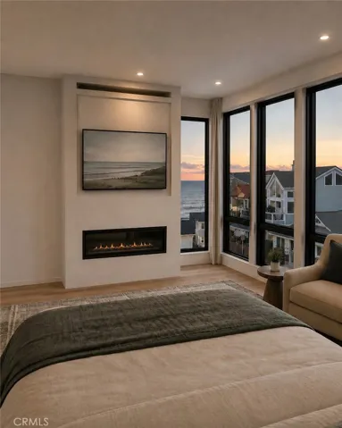 Primary bedroom rendering