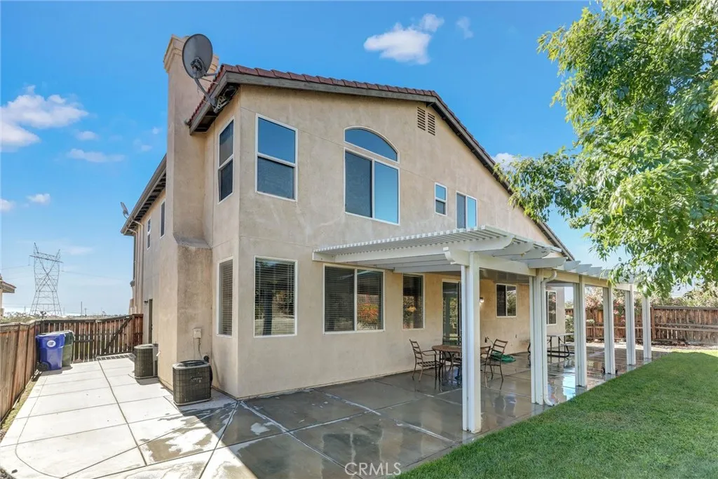 Concrete on both sides of home