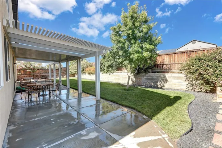 Backyard with Patio Cover