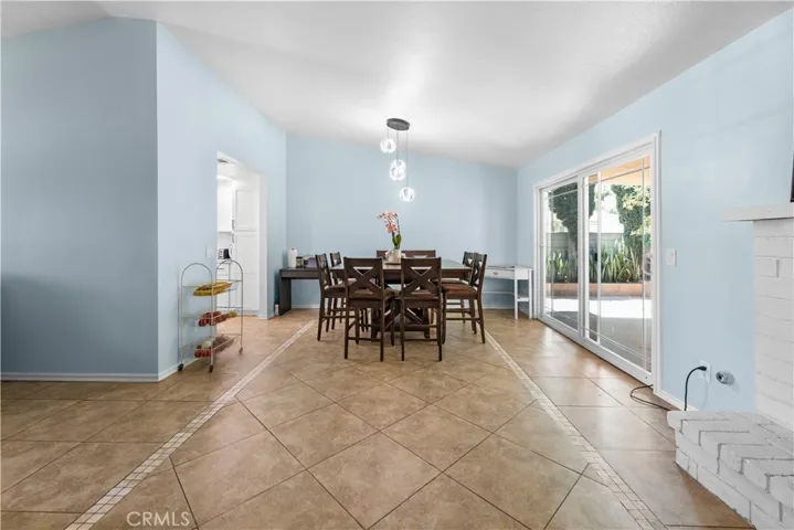 FAMILY ROOM AND DINING AREA