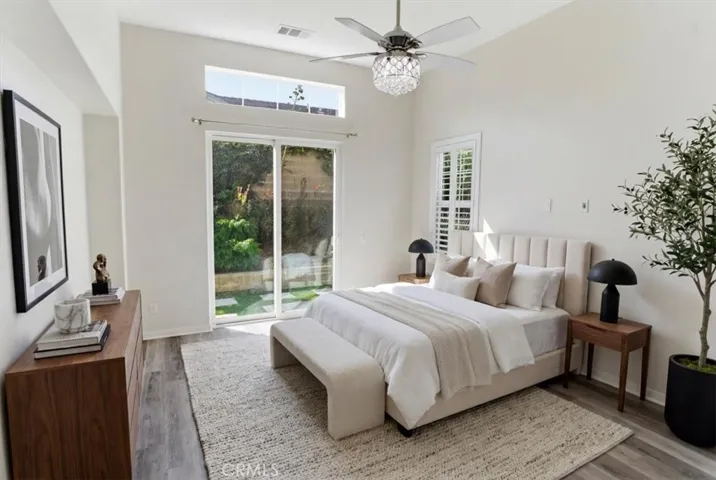 Virtually Staged Primary Bedroom