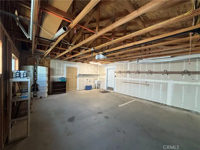 Spacious 2 car garage
