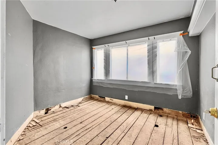 Actual Bedroom 1, ready for remodel.