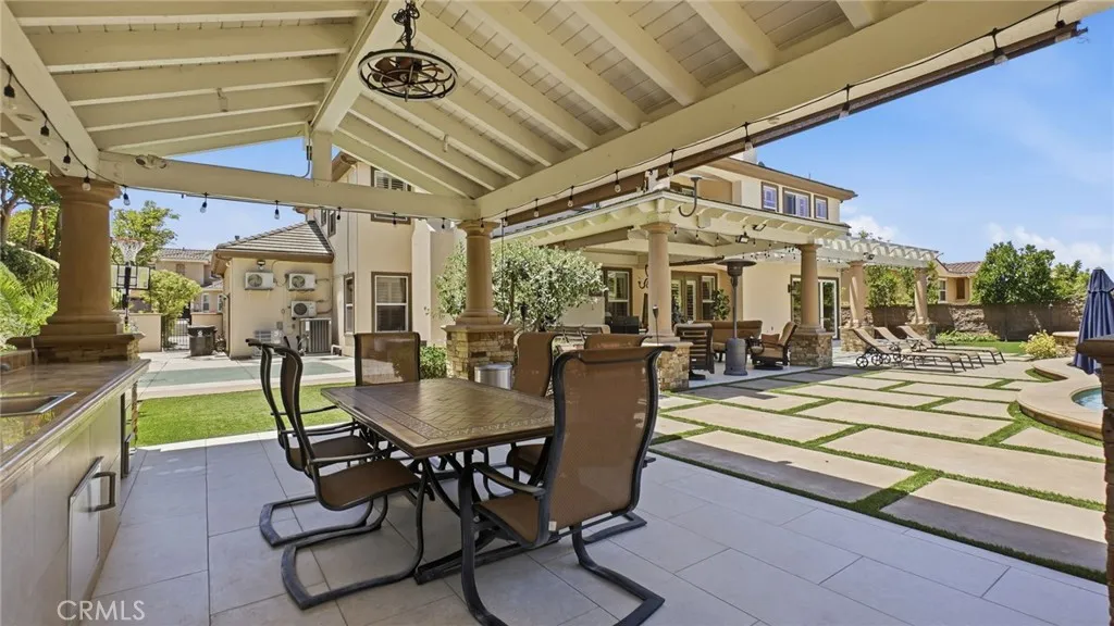 BBQ sitting area