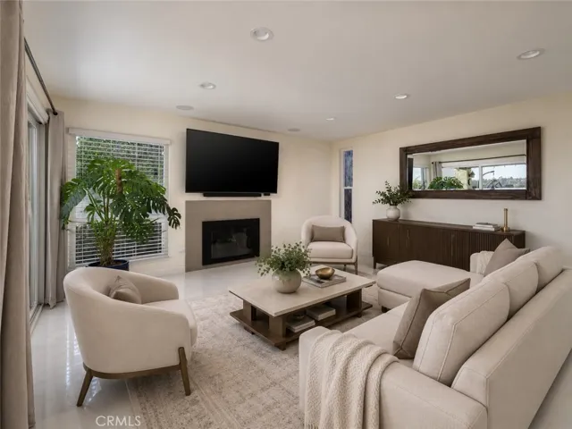 Living Room. Digitally enhanced and virtually staged furniture.