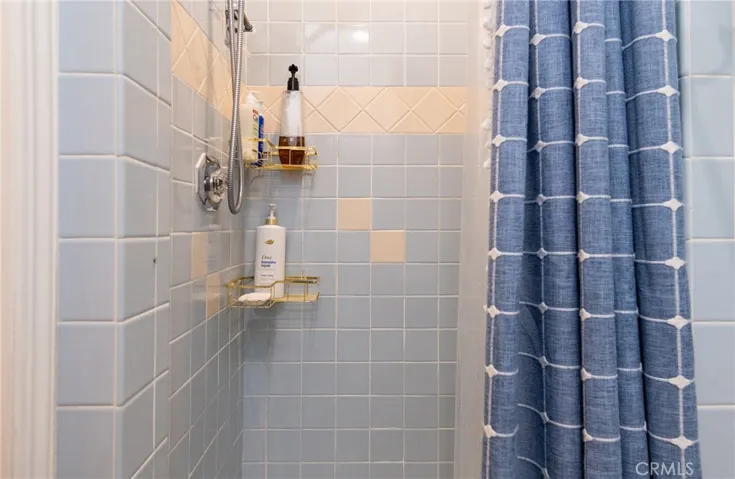 Master bathroom standing shower