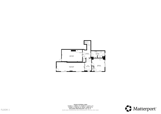 Floorplan floor 1