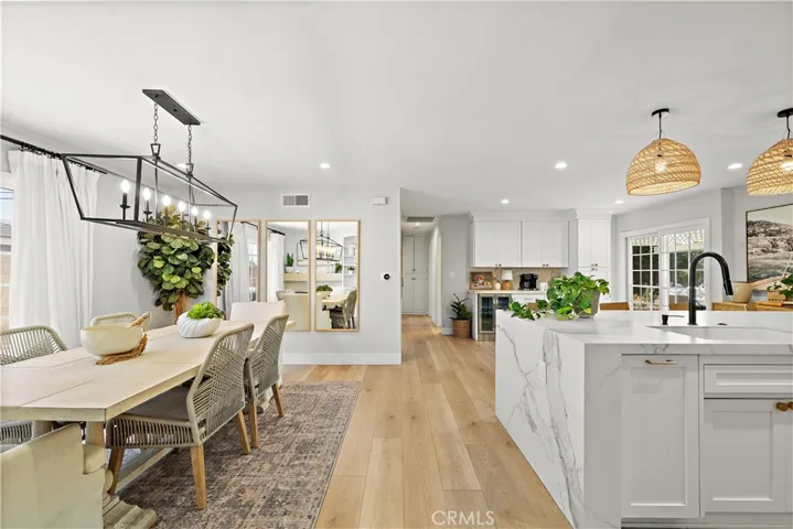 Great room designed dining room with 2nd fireplace, gourmet kitchen, and family room