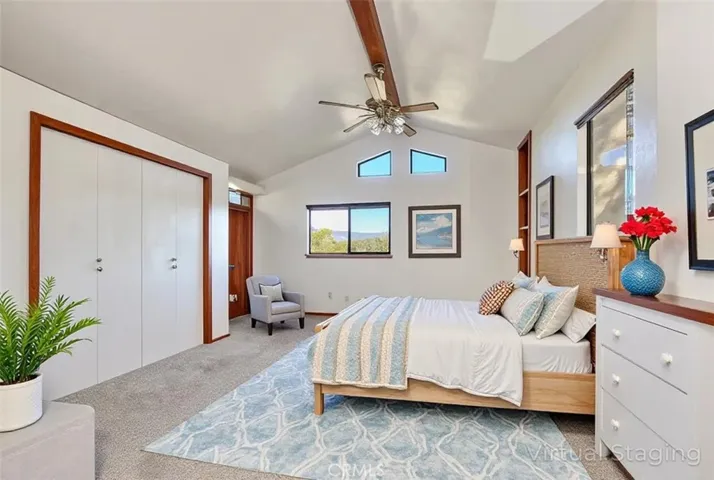 Virtually Staged Primary Bedroom