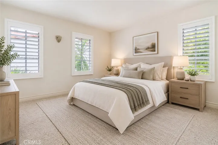 Downstairs Bedroom Staged