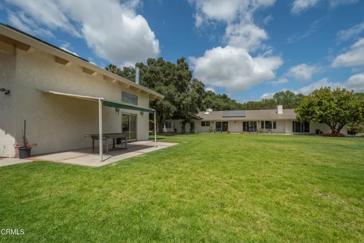 Back view of property