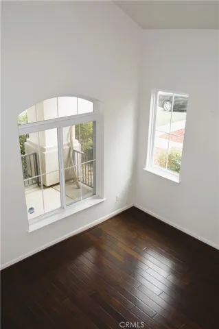 View of living/dining room from stairs