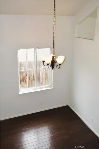 View of living/dining room from stairs