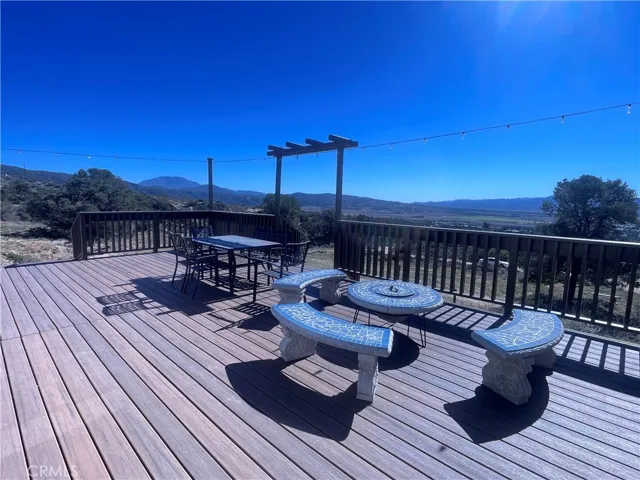 views for miles from the deck
