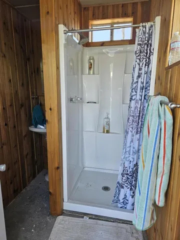 Outside shower