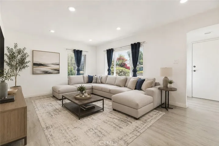 Virtually Staged Living Room