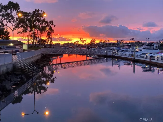 Dusk at Marina Pacifica